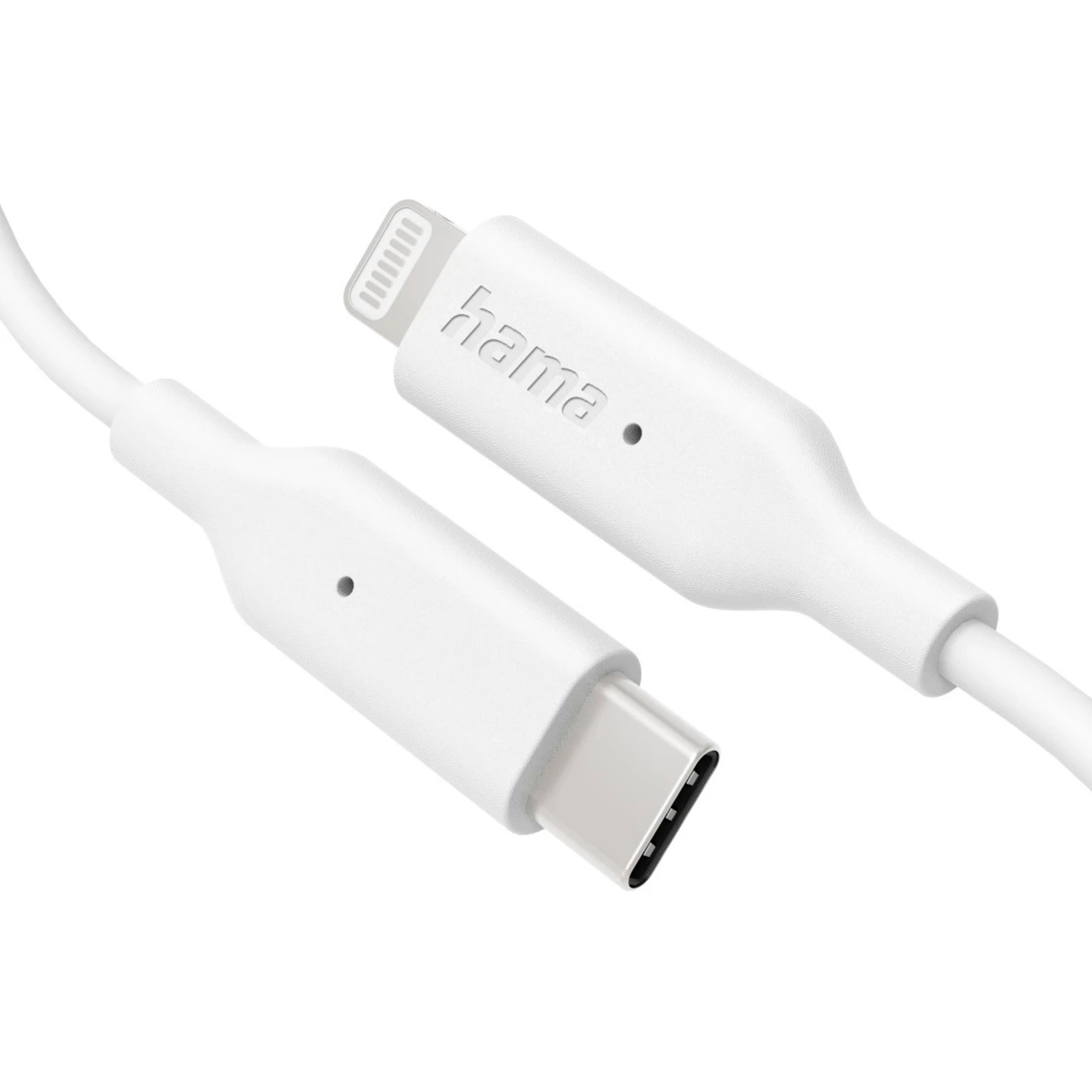 Hama Ladekabel USB-C-Lightning 1m Weiß