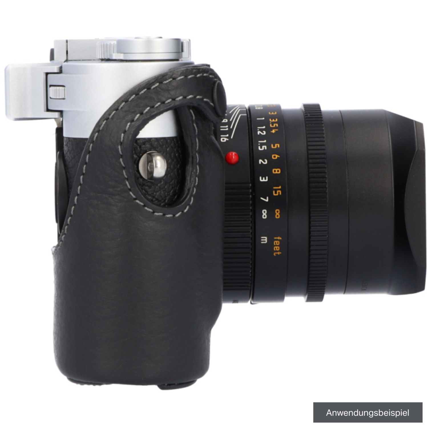 Artisan&Artist Lederhalbtasche LMB-M11 BLK schwarz für Leica M10/M11