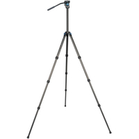 SIRUI ST-124 Superb Travel Dreibeinstativ Carbon 166cm mit Videokopf VA-5