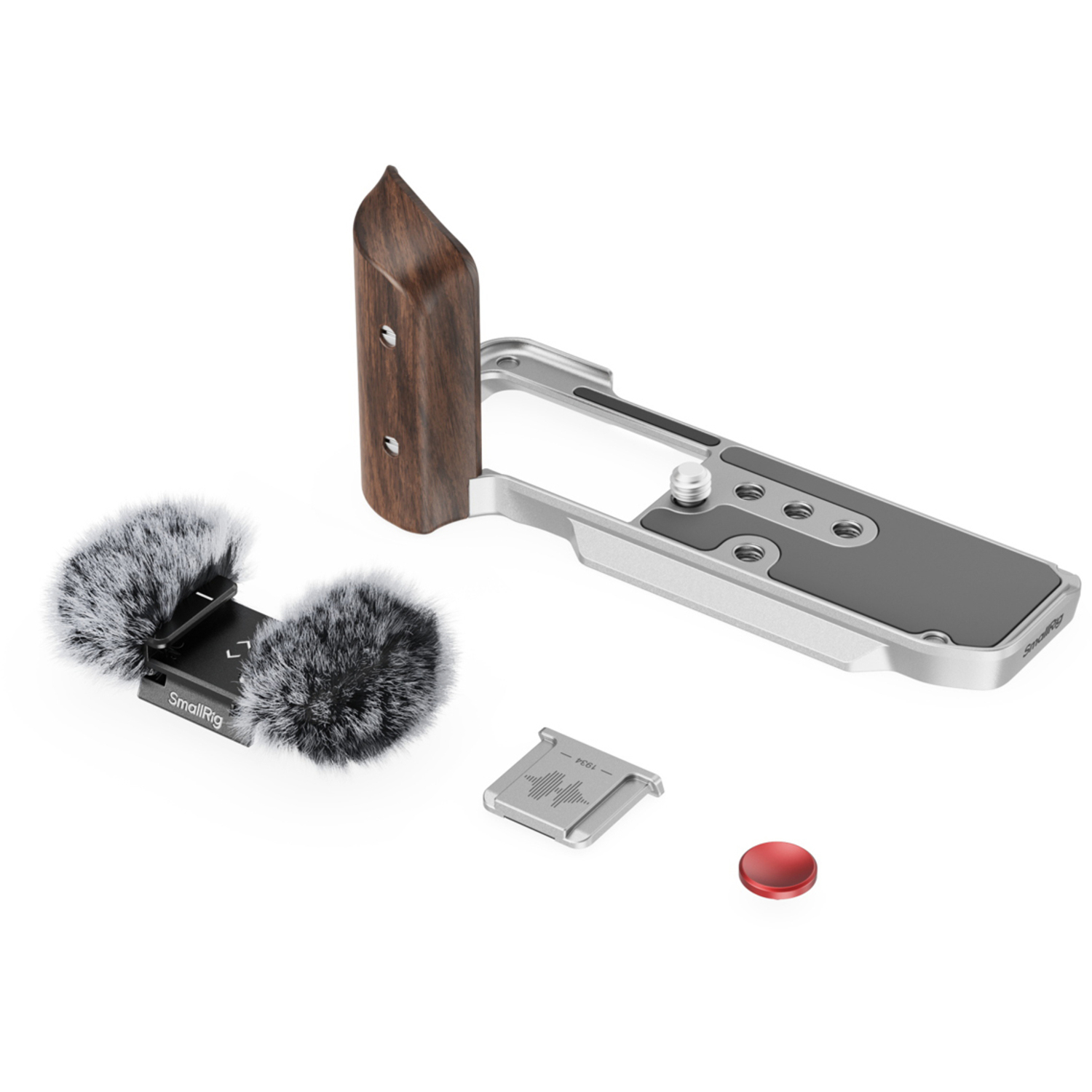 SmallRig L-förmige Montageplatte mit Holzgriff 5261 für Fujifilm X-M5