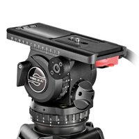 Sachtler SAC2075S1 System Video 20 Kohlefaser mit Stativkopf, SpeedLock Heavy-Duty Tripod, Mid-Level Spreader und Tasche