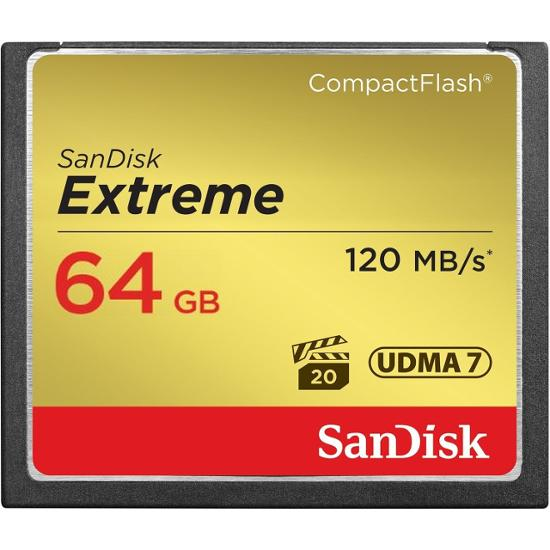 SanDisk Extreme 64GB CompactFlash VPG-20