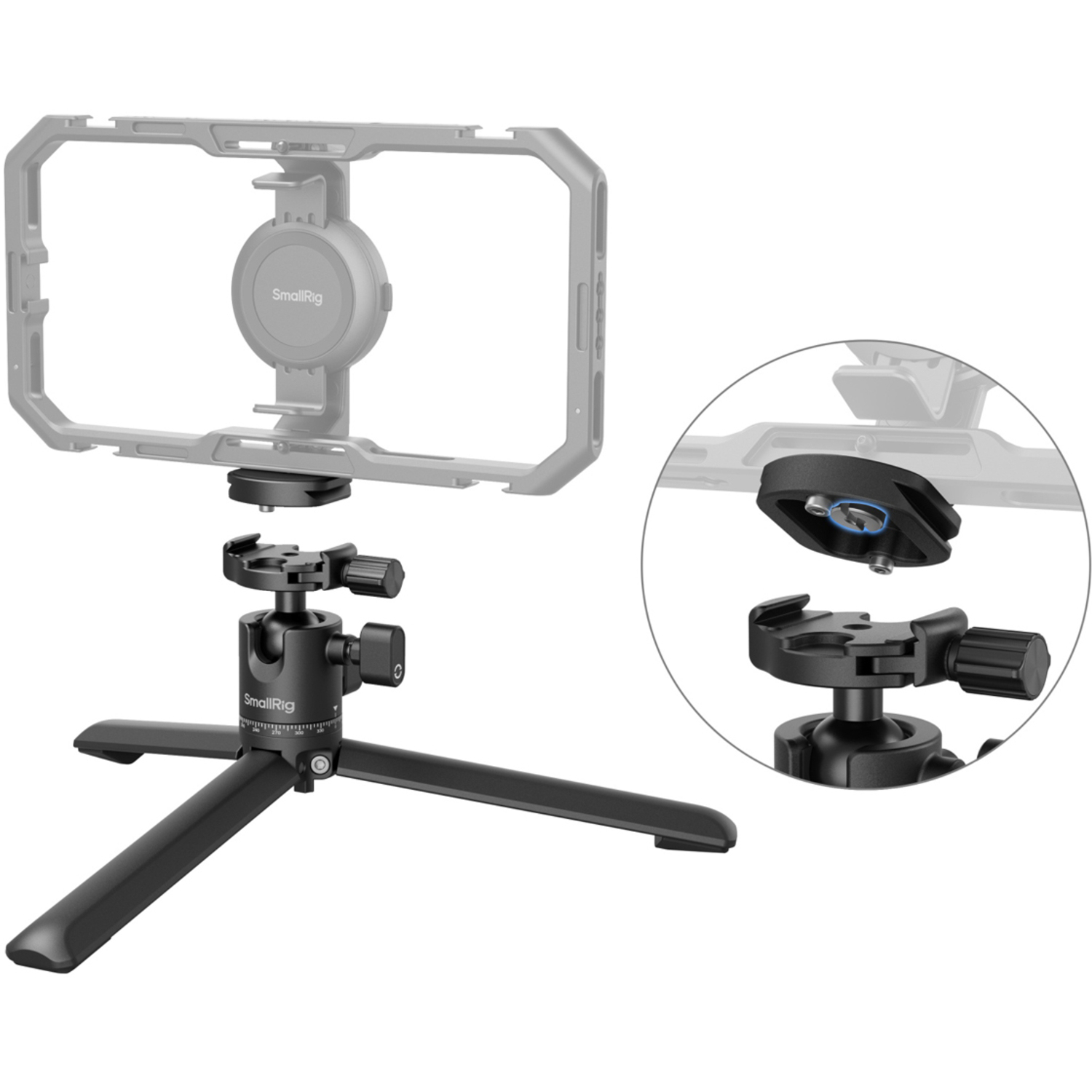 SmallRig Tischstativ mit Panorama-Kugelkopf 4630