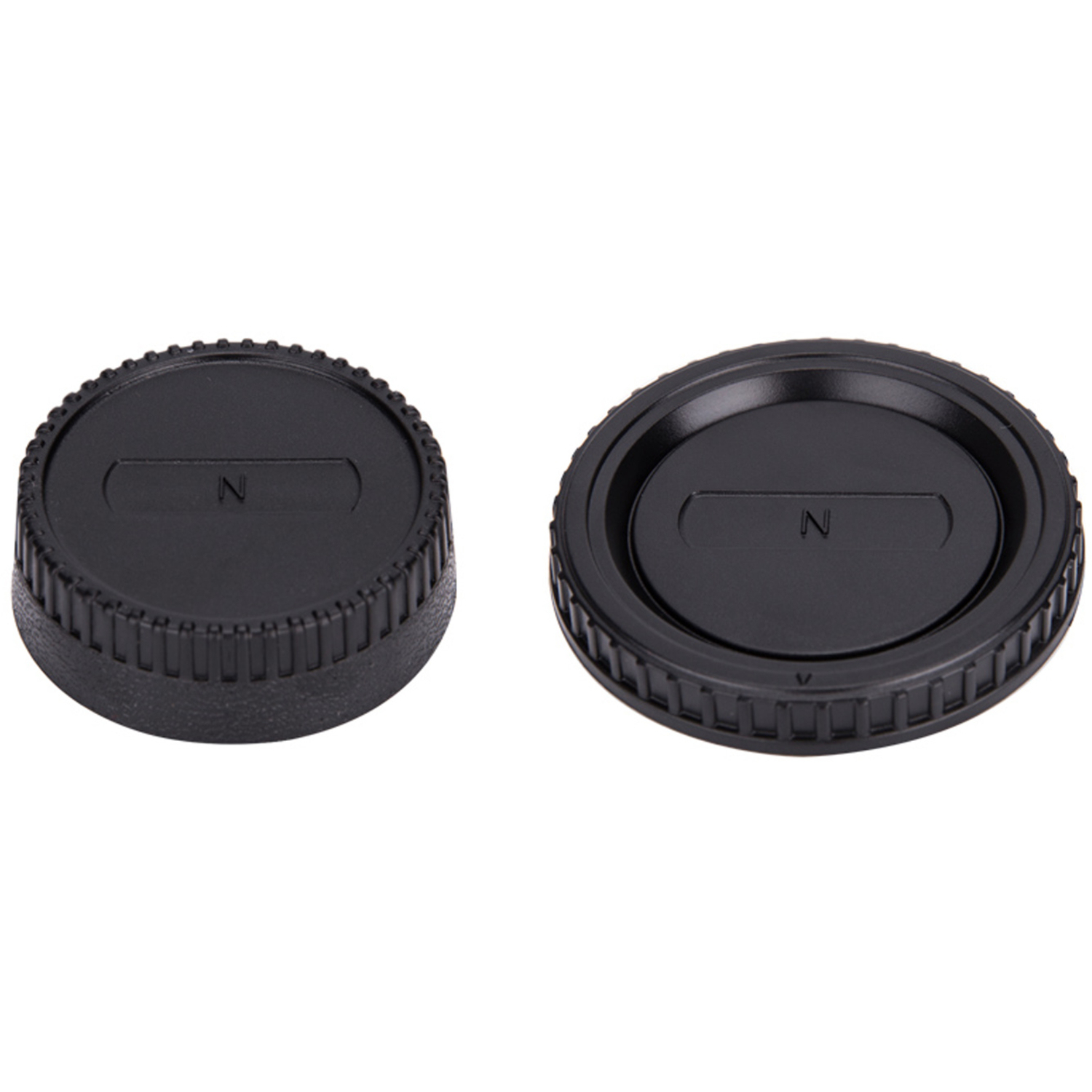 B.I.G. Gehäuse-/Objektivrückdeckel Set Nikon F