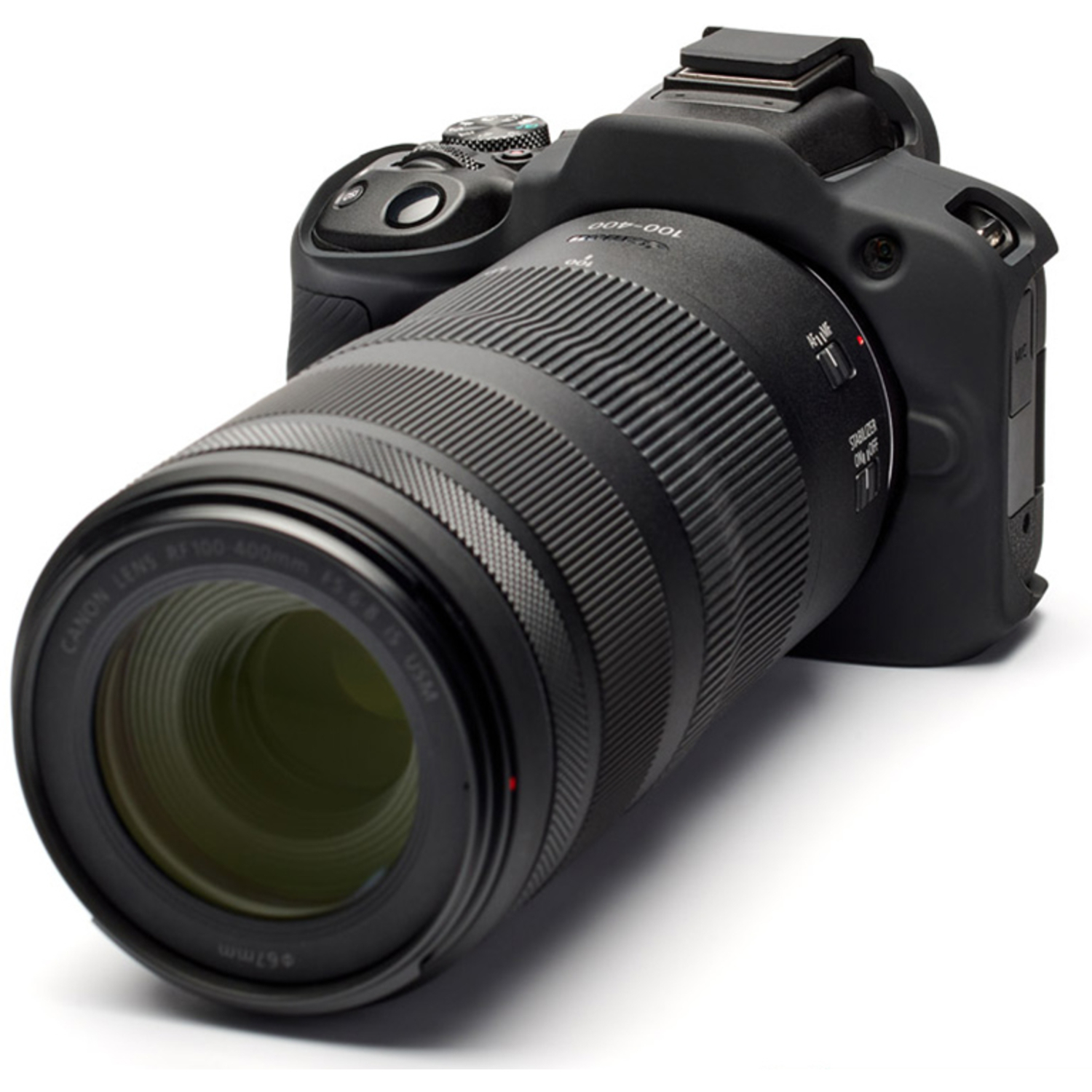 easyCover Silikon-Schutzhülle für Canon R50 Schwarz