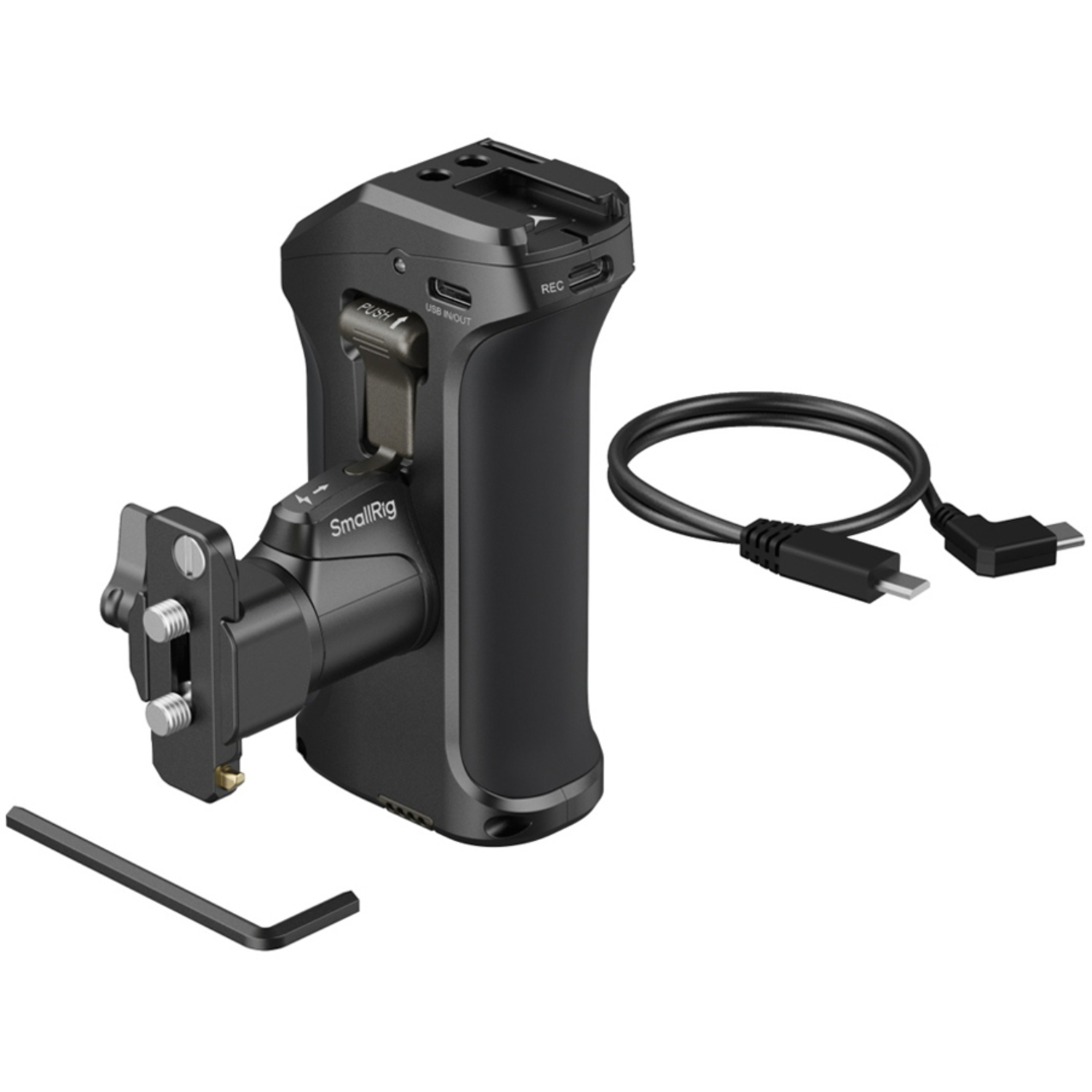 SmallRig Drehbarer Seitengriff mit REC-Taste 3893 für Sony Kameras