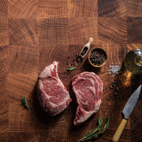V-Flat World Duo Board Aged Cutting Board/Butcher's Board XL