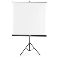 Hama Leinwand mit Stativ 125 x 125cm 2in1 mobiles Set