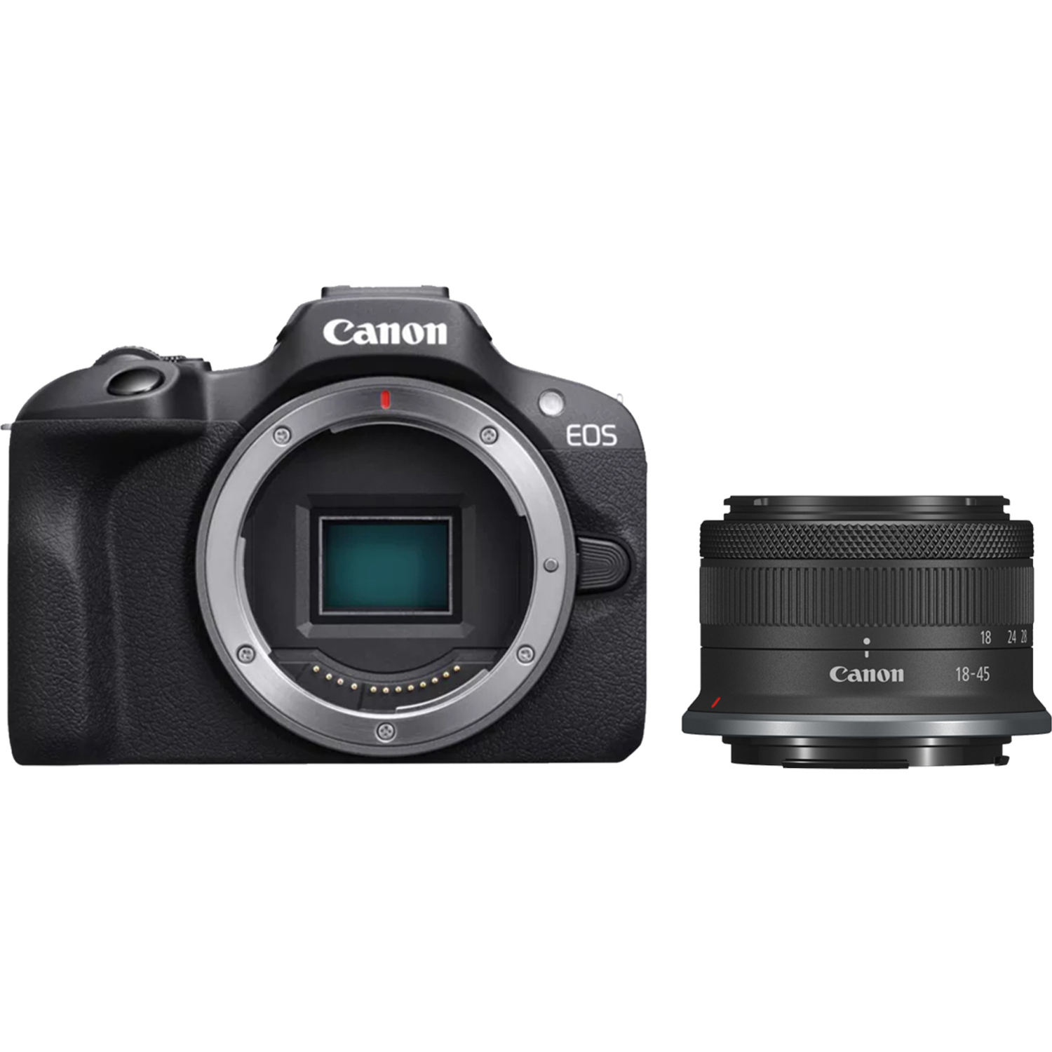 Canon EOS R10 mit RF-S 18-45mm F4.5-6.3 IS STM ohne Adapter