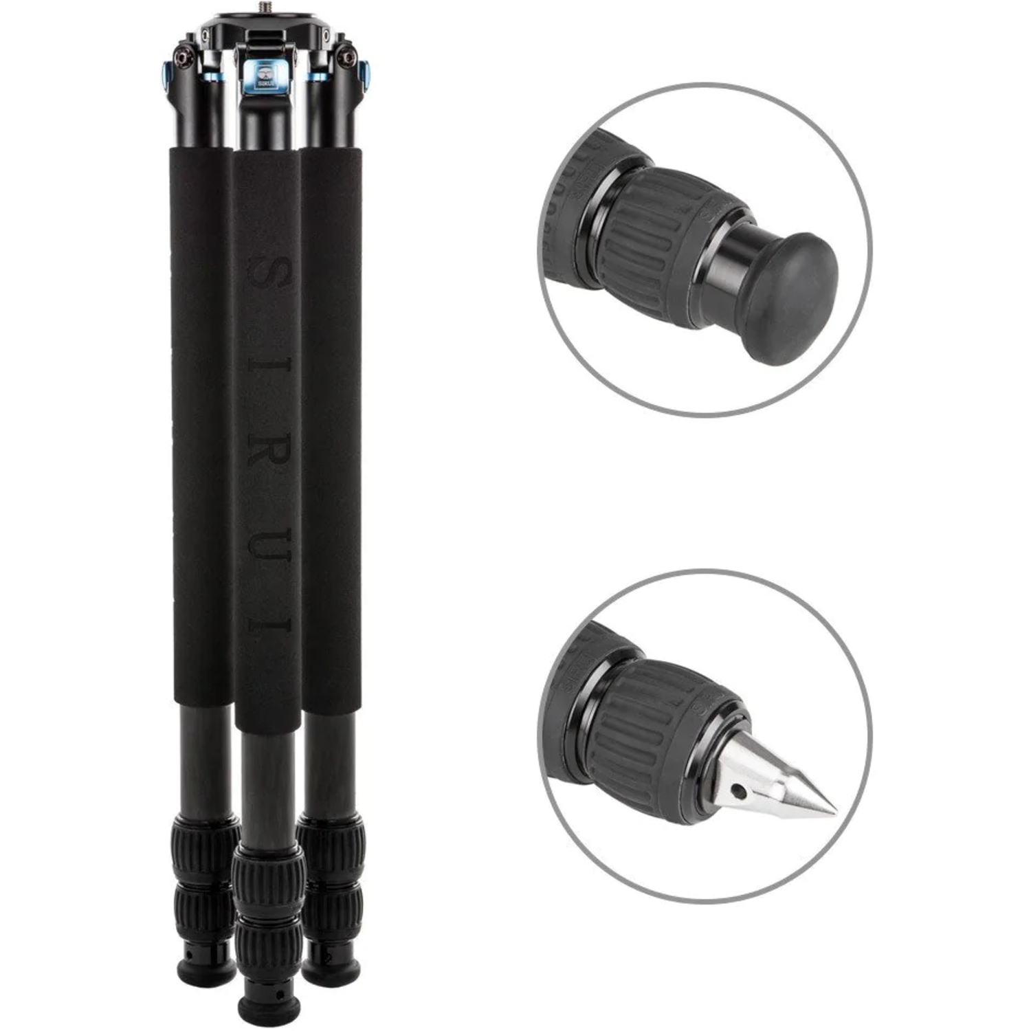 SIRUI R-3213X Reporter X Studio-Dreibeinstativ Carbon mit Fluid Videoneiger VH-10