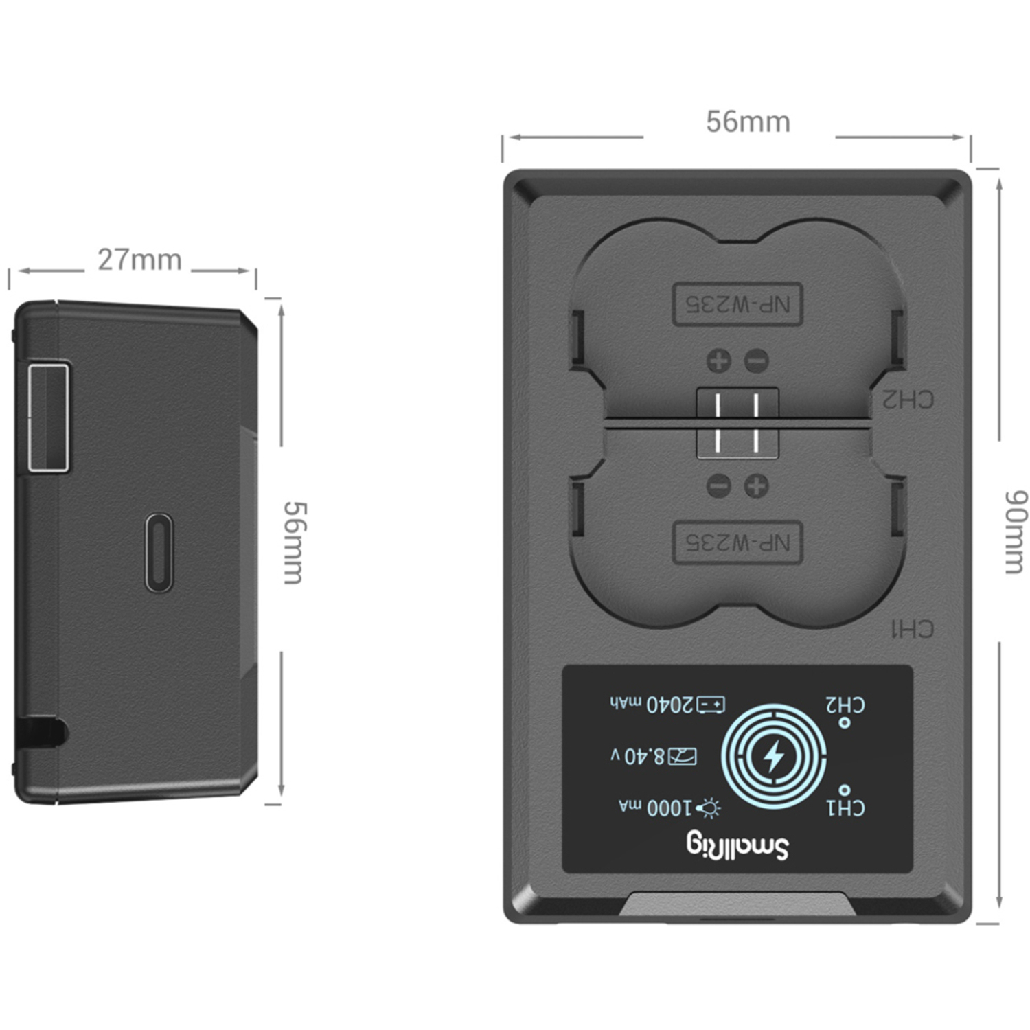 SmallRig Ladegerät 4085 für Fujifilm Akku NP-W235