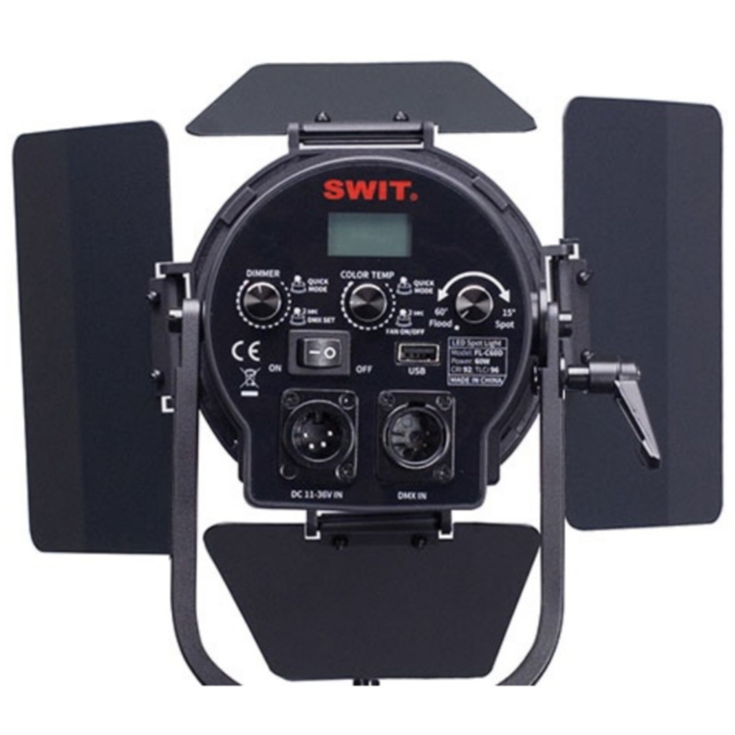 Swit 60W Bi-Color LED Spot Licht FL-C60D