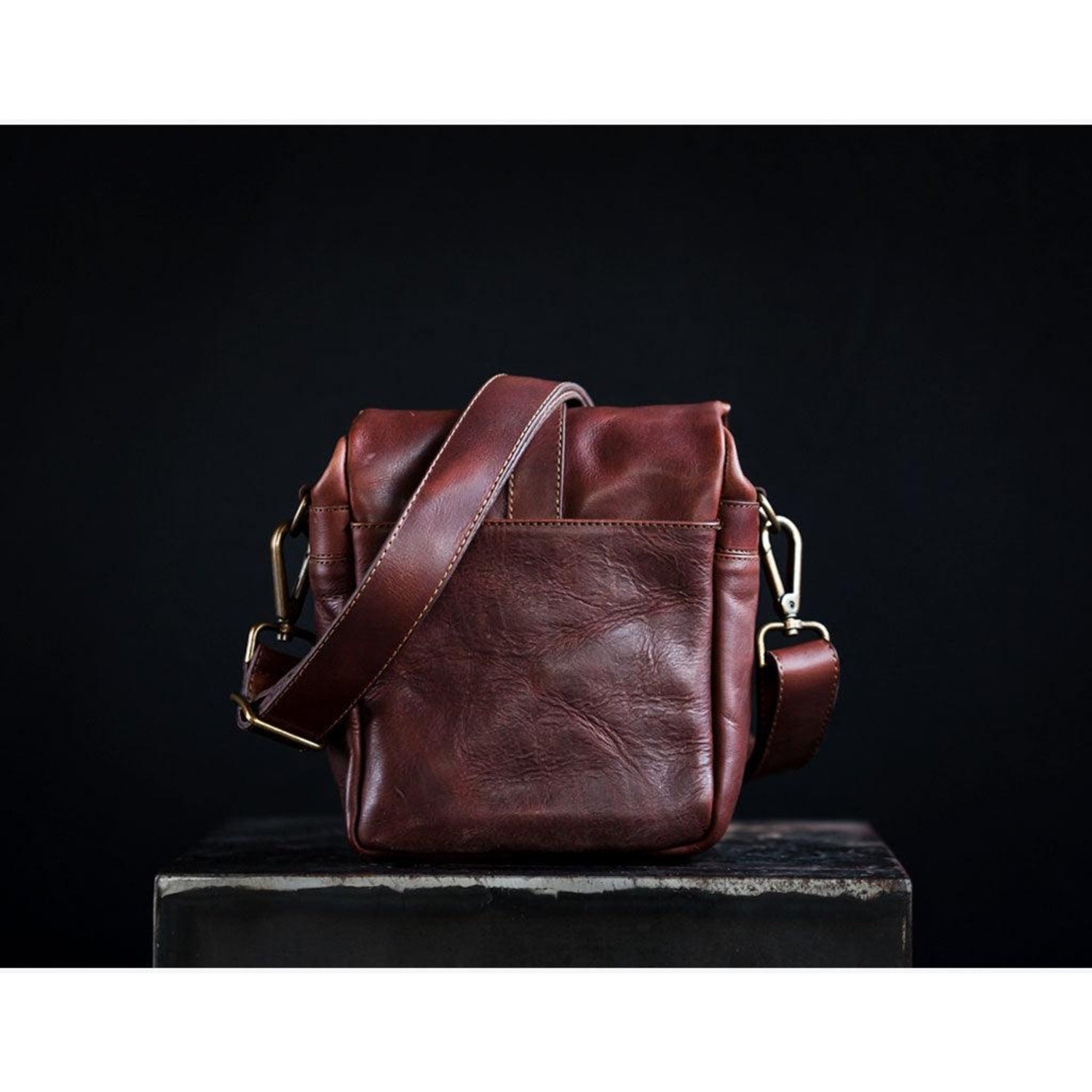 Bronkey Berlin Camera Bag Full Leder Cognac