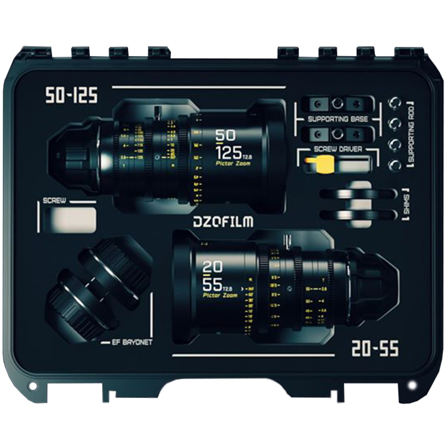 DZOFILM PICTOR ZOOM 2-Lens Kit 20-55/50-125mm T2.8 für PL/EF-Mount