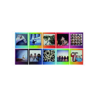 Fujifilm INSTAX square Rainbow Sofortbildfilm mit 10 Aufnahmen