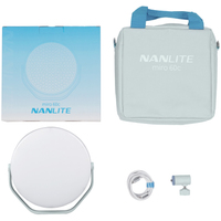 Nanlite Full-Color Multifunktions-Flächenleuchte miro 60c mintblau