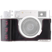 PGYTECH Leder-Kameracase Midnight Black für Fujifilm X100VI