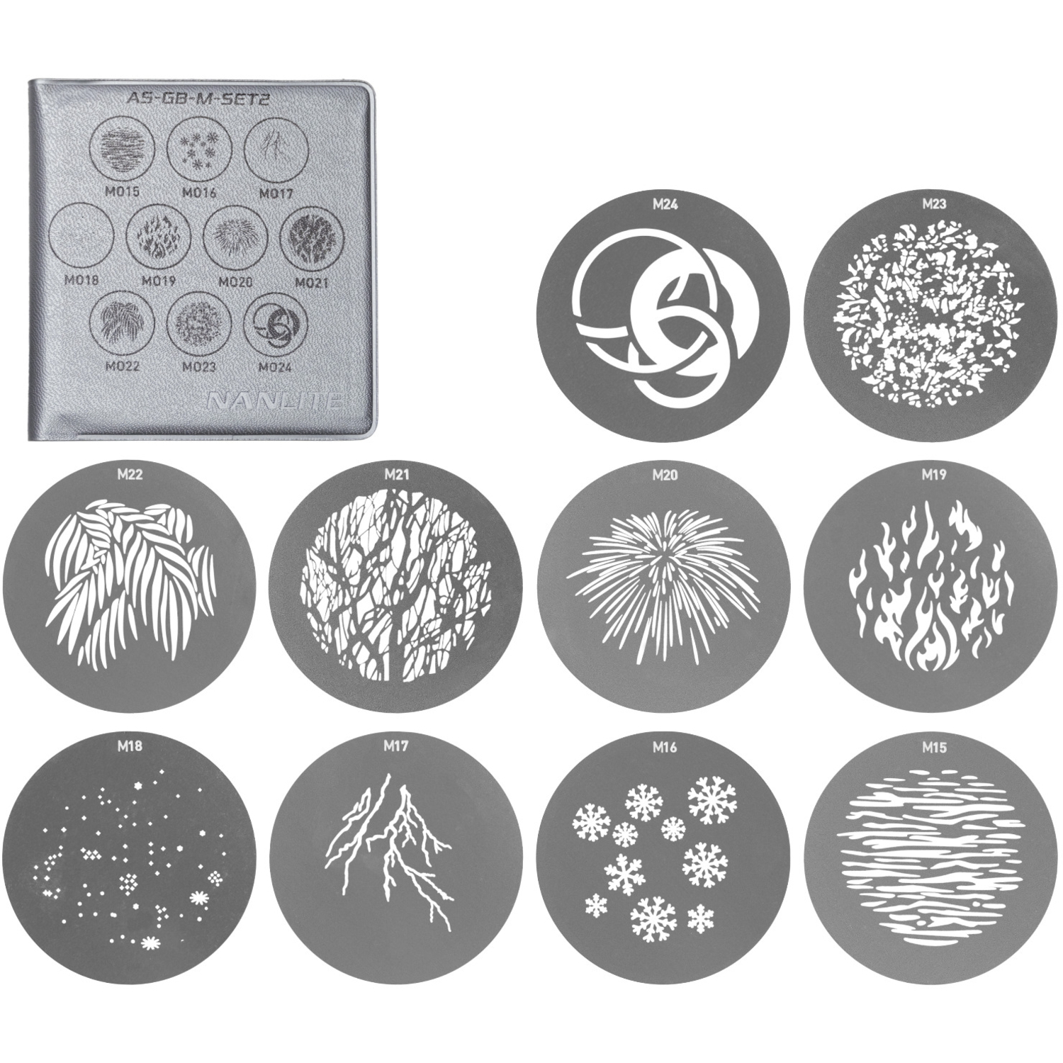 Nanlite Gobo-Set AS-GB-M-SET2