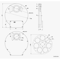 ZWO Motorisiertes Filterrad EFW 7x 36mm