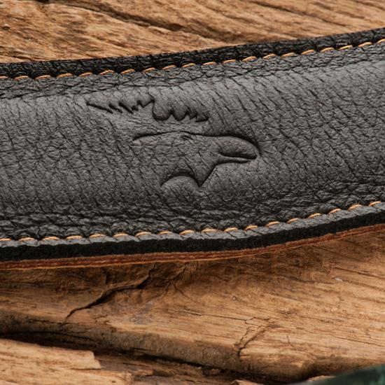 EDDYCAM Kameragurt 50mm schwarz-natur mit Kontrastnaht