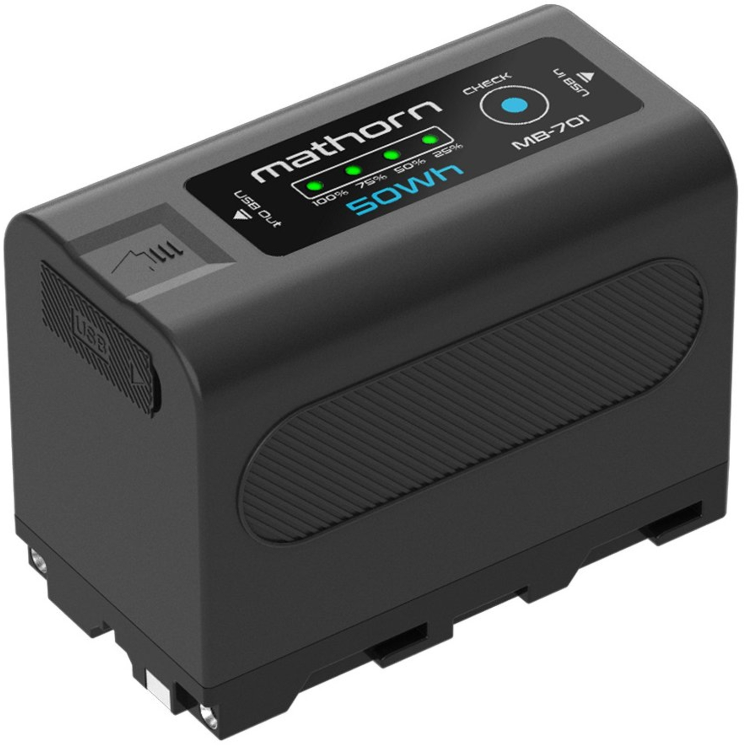 Mathorn MB-701 Akku 6700mAh mit USB-C-Anschluss für NP-F770