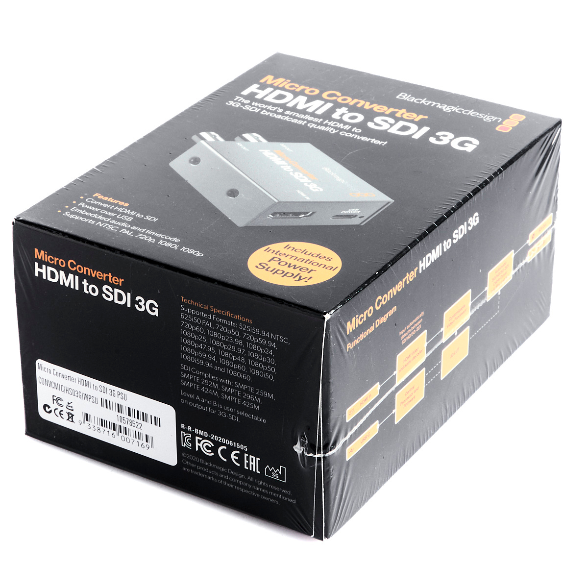 Blackmagic Micro Converter BiDirect SDI/HDMI 3G ohne Netzteil gebraucht