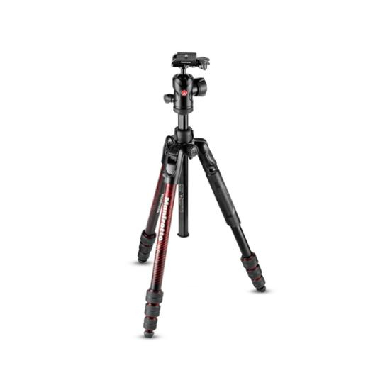 Manfrotto Befree Advanced Alu Reisestativ Kit Twist rot