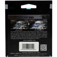 Hoya PRO ND4 Graufilter 58mm