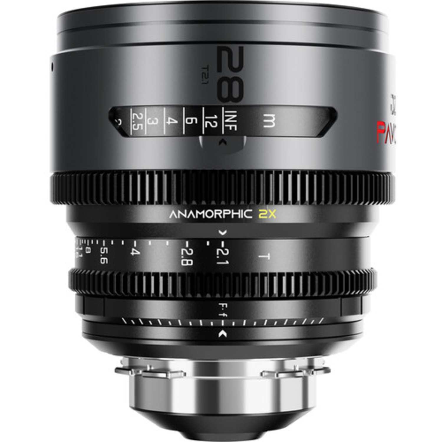 DZOFILM PAVO 2X ANAMORPHIC 3-Lens Kit 28/40/75mm T2.1 Gold Neutral Coating Imperialfür PL/EF-Mount