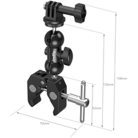 SmallRig Crab Clamp mit Kugelkopf Magic Arm 1138B