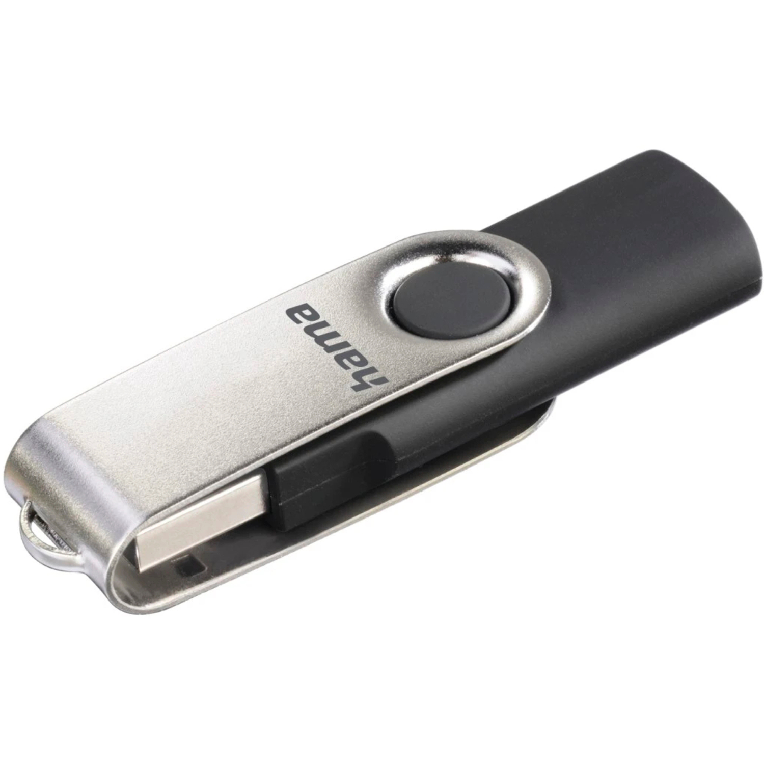 Hama USB-Stick Rotate USB 2.0 8GB Schwarz / Silber