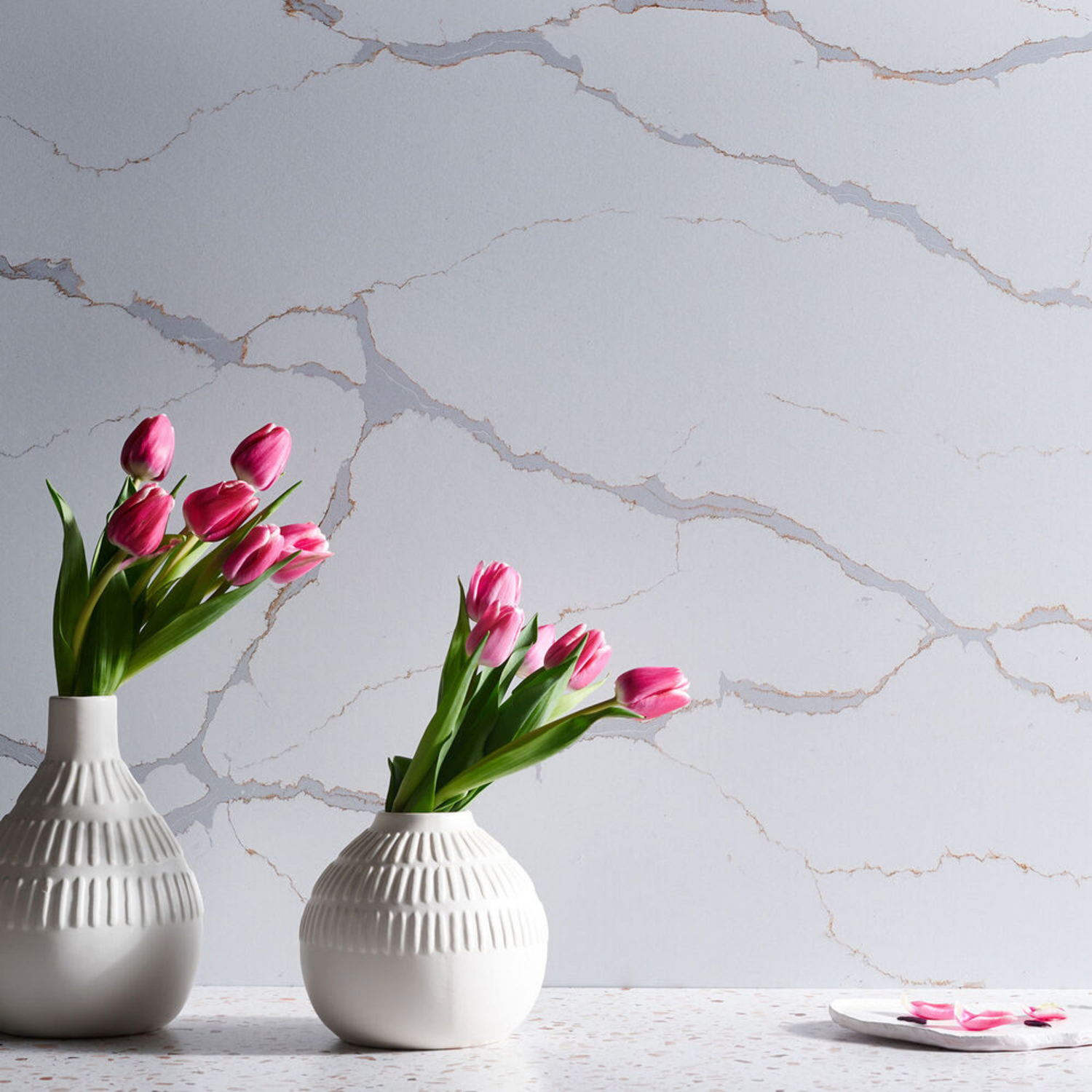 V-Flat World Duo Board Carrara Blue/Calacatta Gold