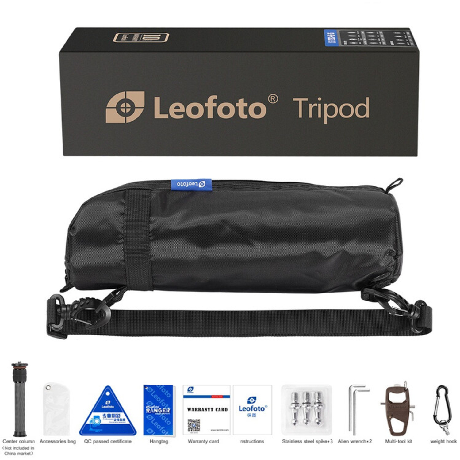 Leofoto Carbon-Dreibeinstativ LS-223C+LH-25