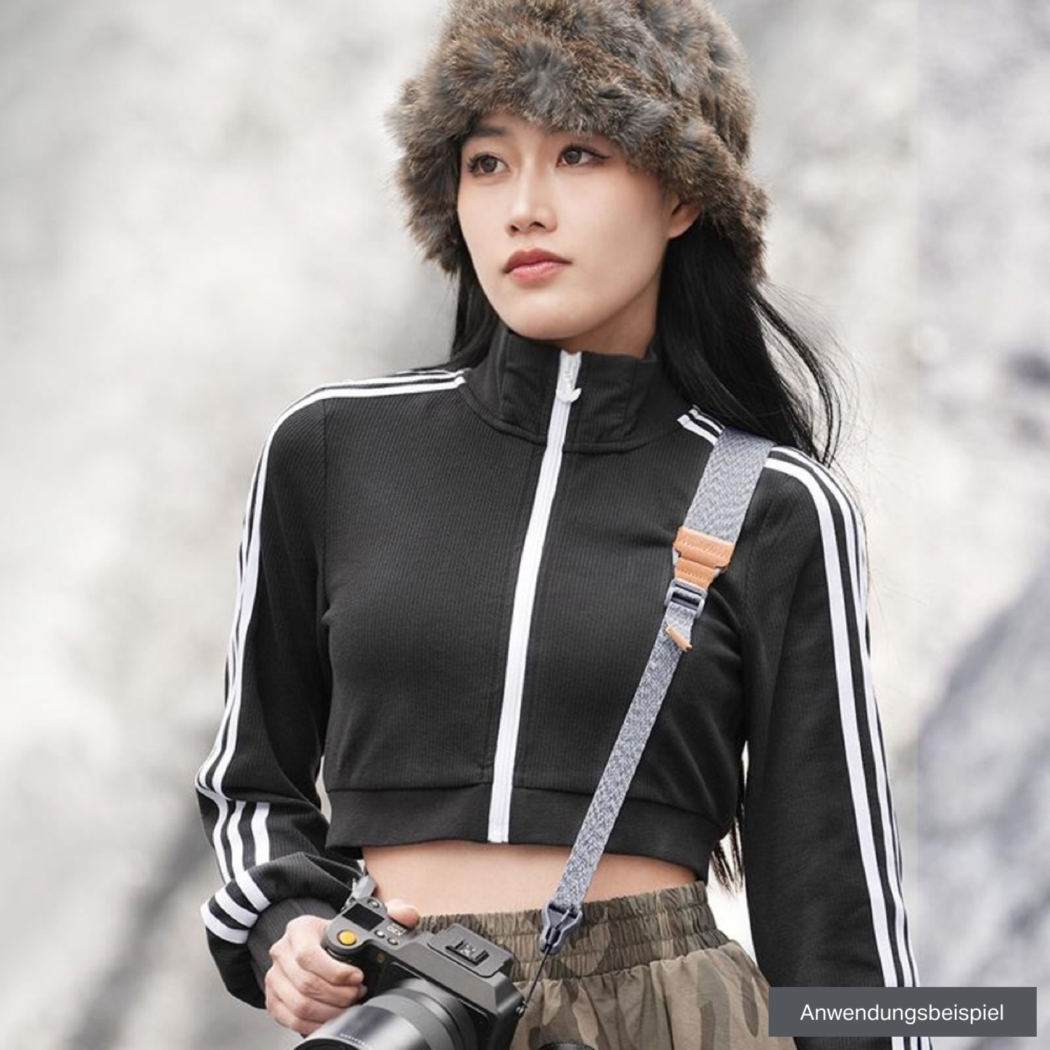 Falcam Kameragurt Maglink Quick Magnetic Buckle Classic 3144 grau