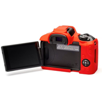 easyCover Silikon-Schutzhülle für Canon R50 Rot