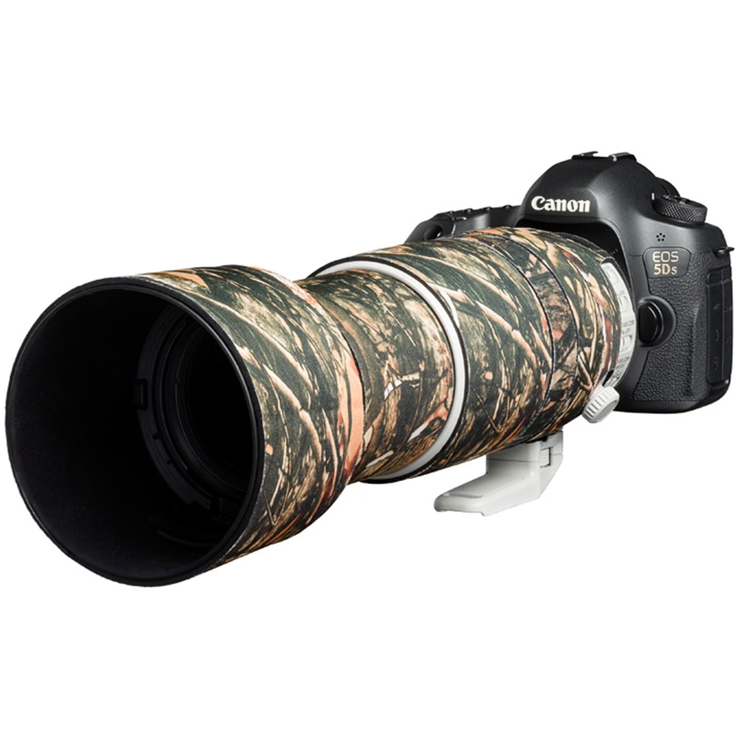 easyCover Lens Oak Objektivschutz für Canon EF 100-400mm F4.5-5.6L IS II USM Wald Camouflage