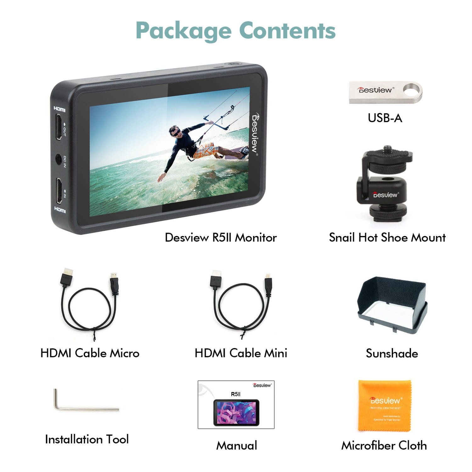 Desview Touchscreen-Monitor R5II 5,5"
