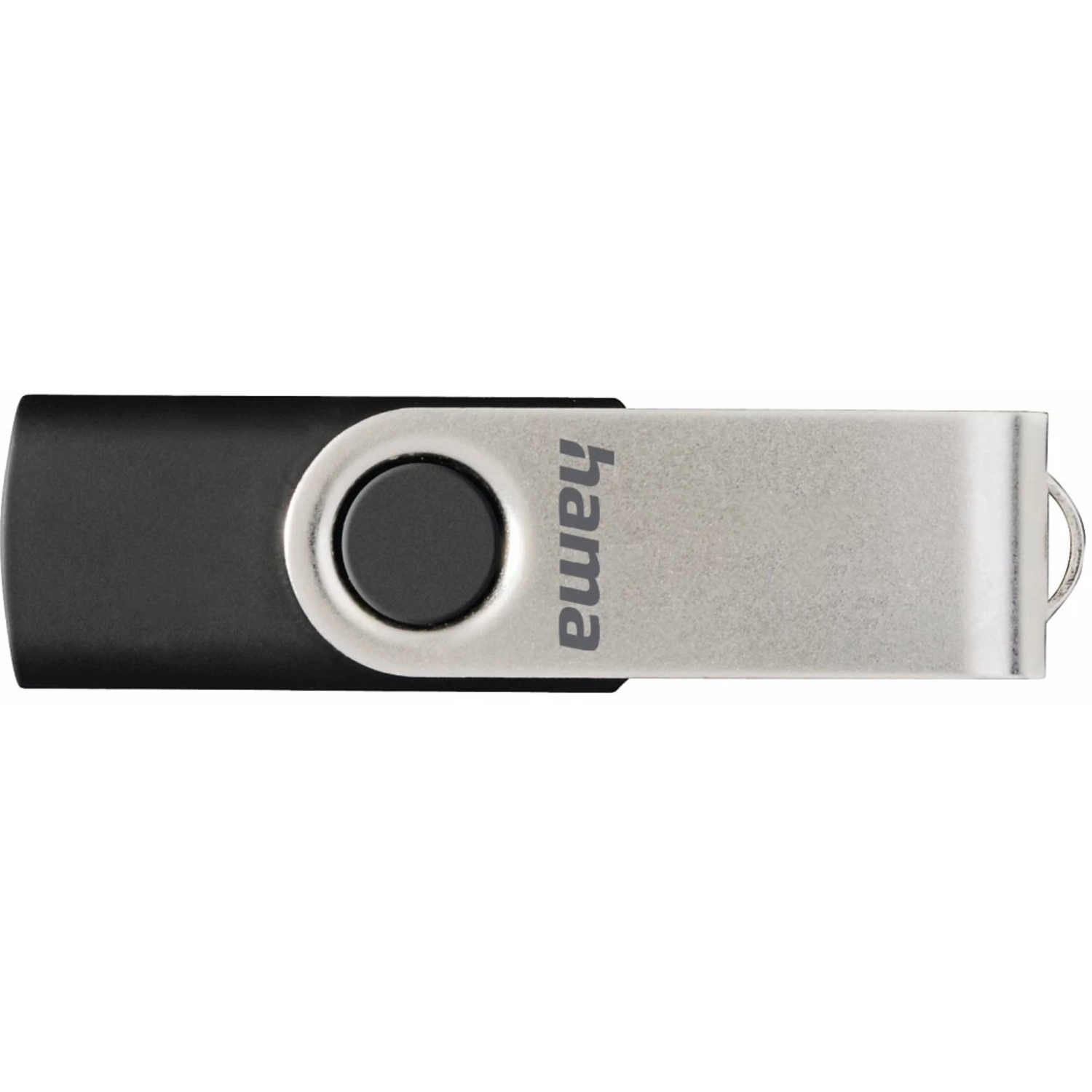 Hama USB-Stick Rotate USB 2.0 8GB Schwarz / Silber