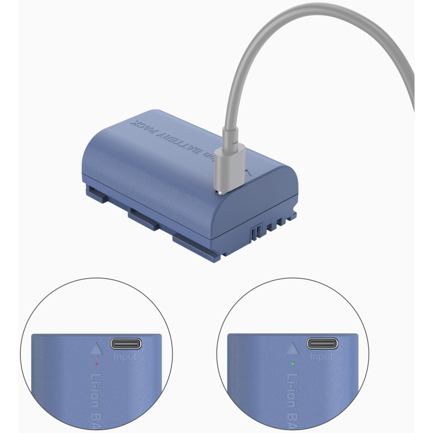 SmallRig Akku 5406 für Canon EOS D und R blau