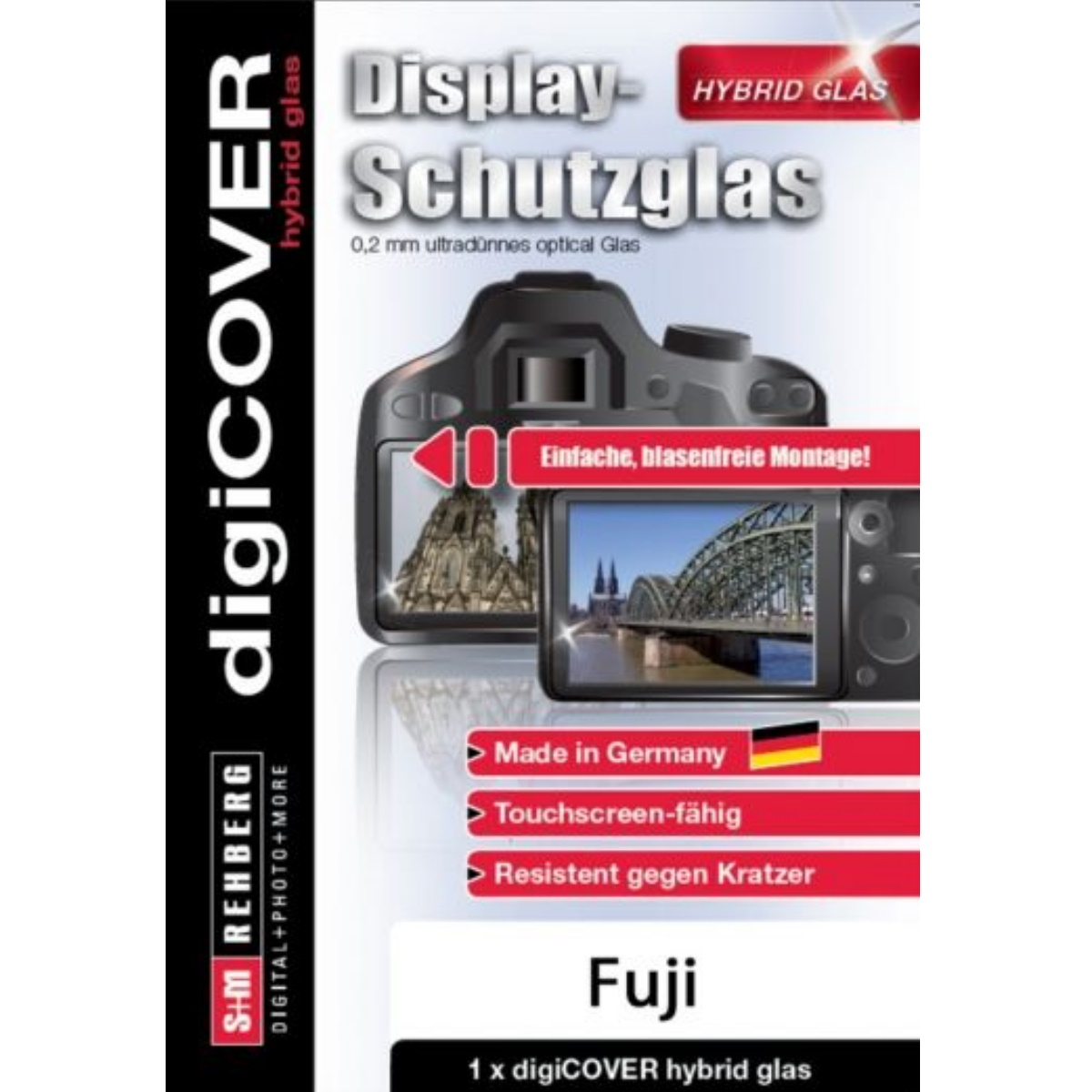 S&M Display-Hybrid Glas für Fuji X-T2 / X-H1