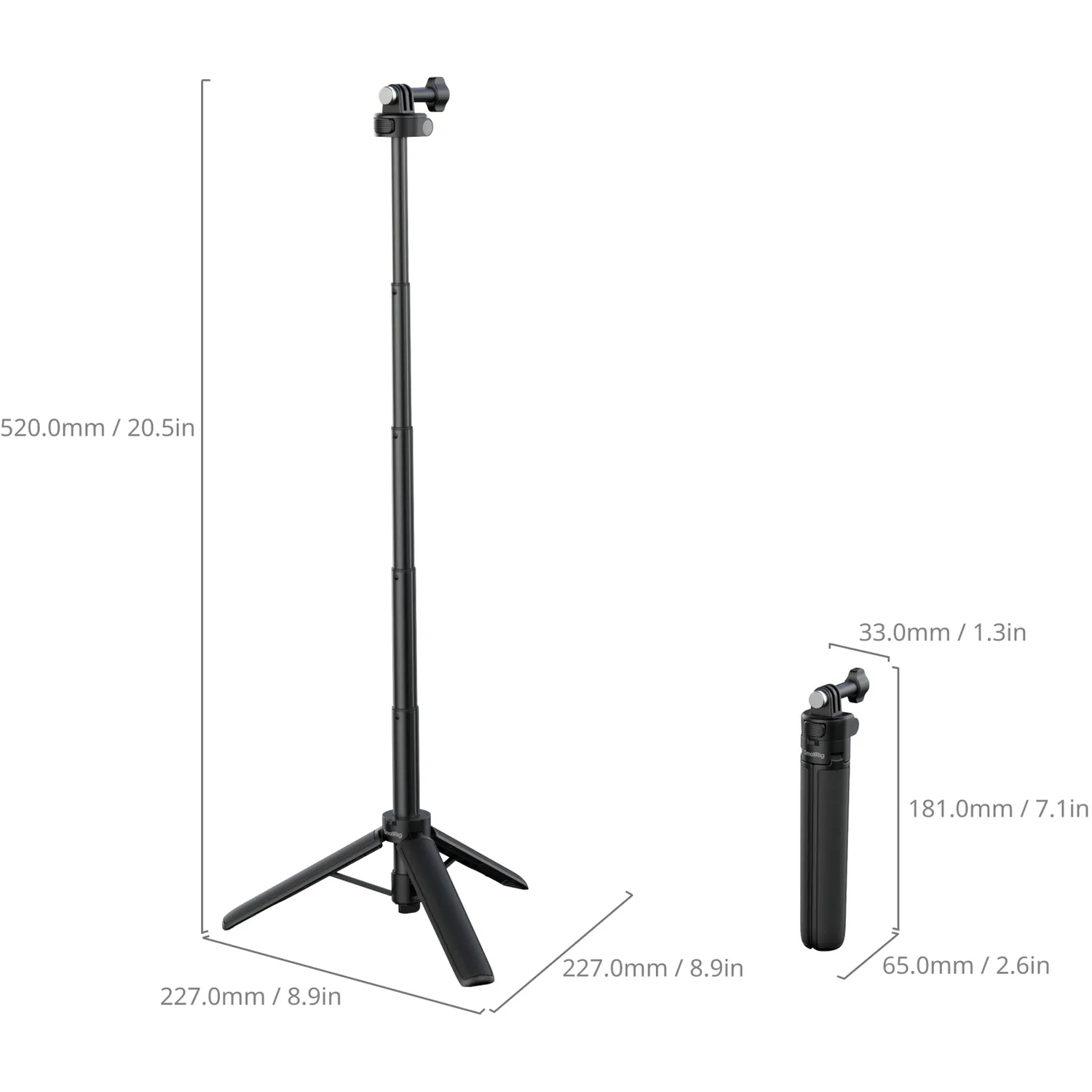 SmallRig Grip-Tripod 5725 für Actionkameras