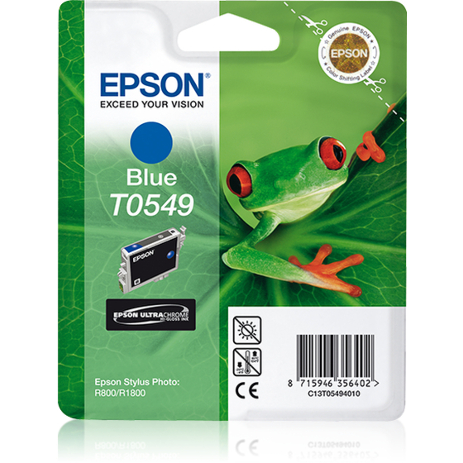 Epson Tinte T0549 für StylusPhoto R800/R1800 13 ml Blau