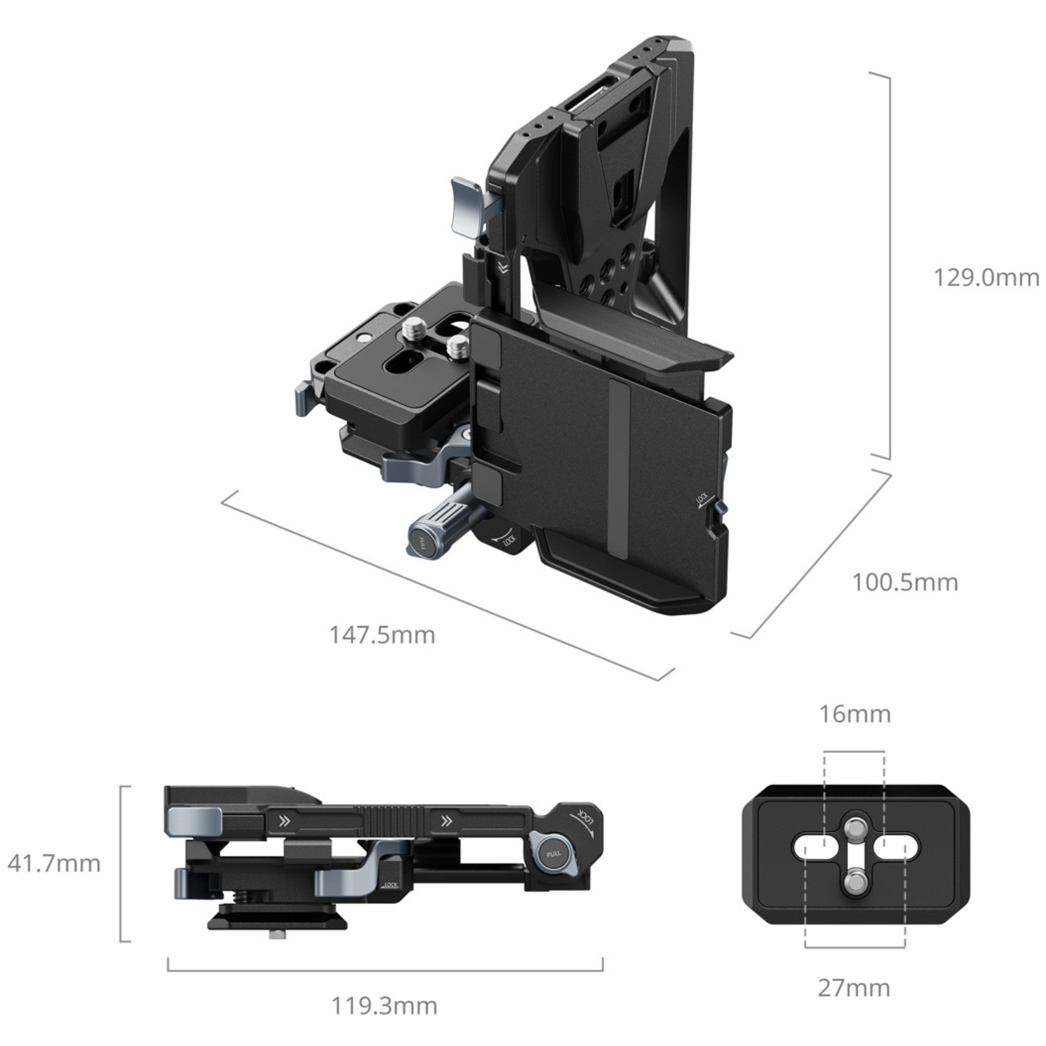 SmallRig V-Mount Batterieplatte Pro Kit 5315