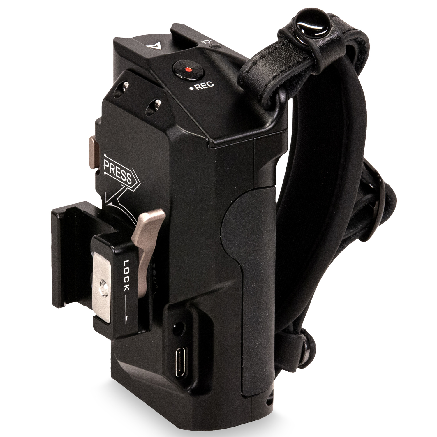 Tilta TA-RRH4-57-B Tiltaing Advanced Power Griff rechts mit Run/Stop (F570 Batterie) in Schwarz
