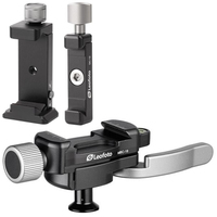 Leofoto MBC-18 Stativ-Kugelkopf + DC-12 Arca-Swiss Klemme + PC-90II Smartphoneklemme