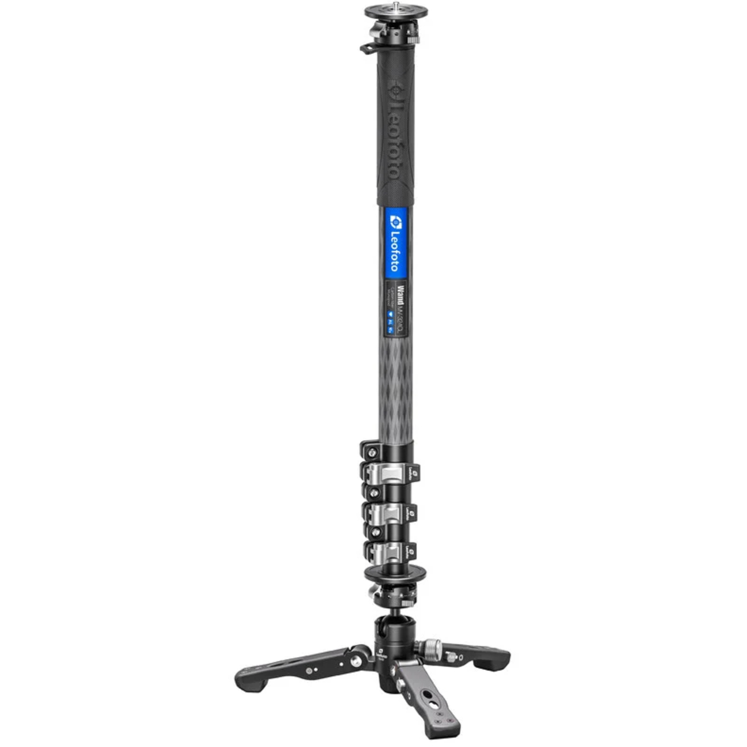 Leofoto Carbon-Einbeinstativ MV-324CL mit Schwenk-Neigefuß VD-03