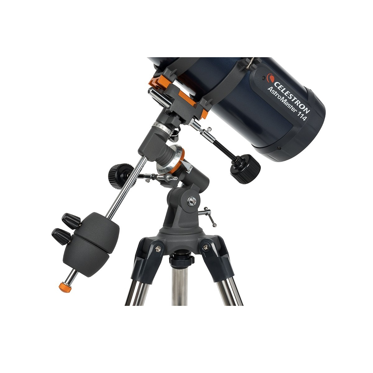 Celestron AstroMaster 114 EQ Newton MD inklusive Smartphone-Adapter