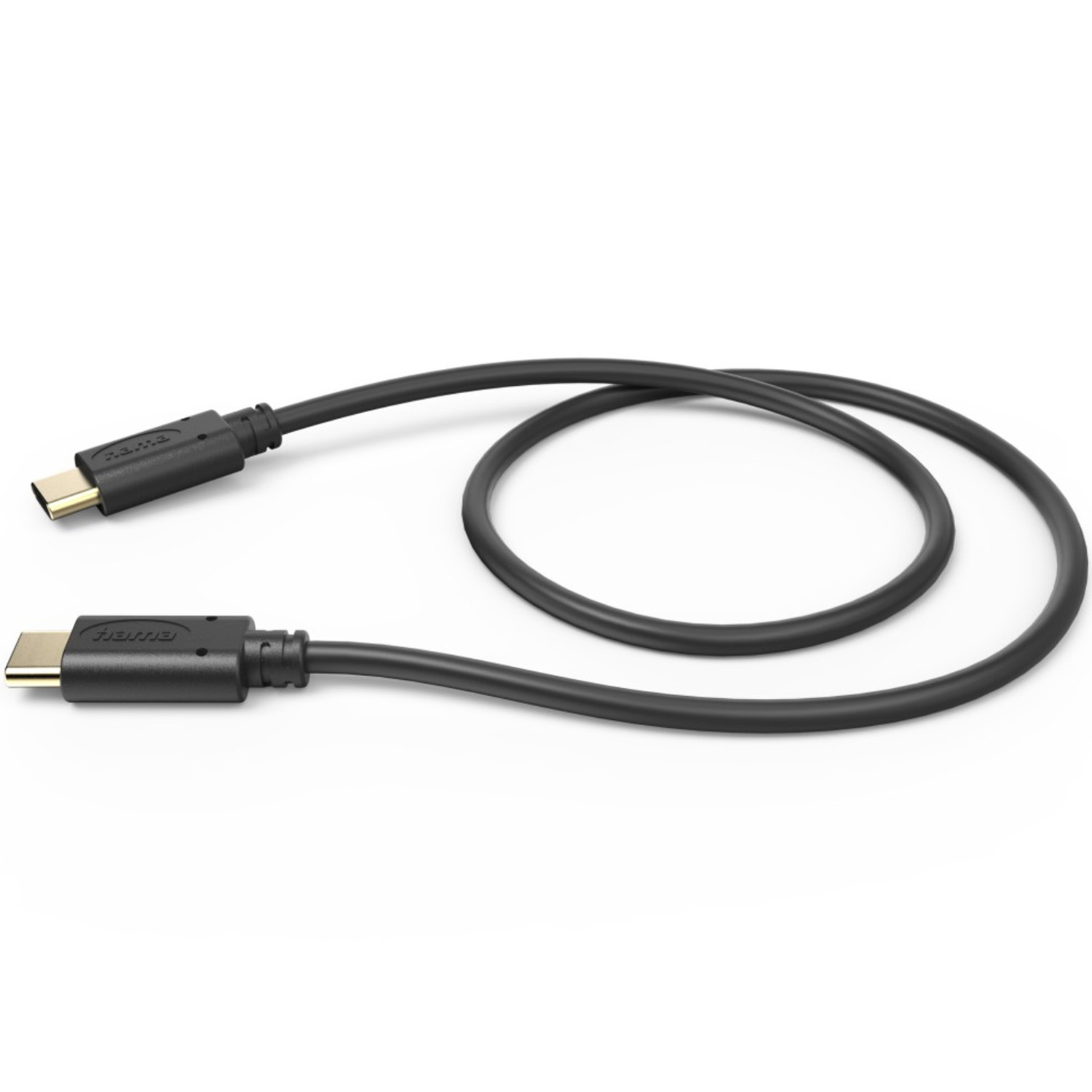 Hama Ladekabel USB-C zu USB-C 0,5m schwarz
