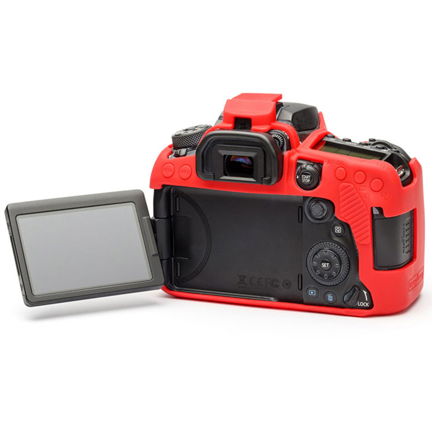 easyCover Schutzhülle für Canon 90D Rot