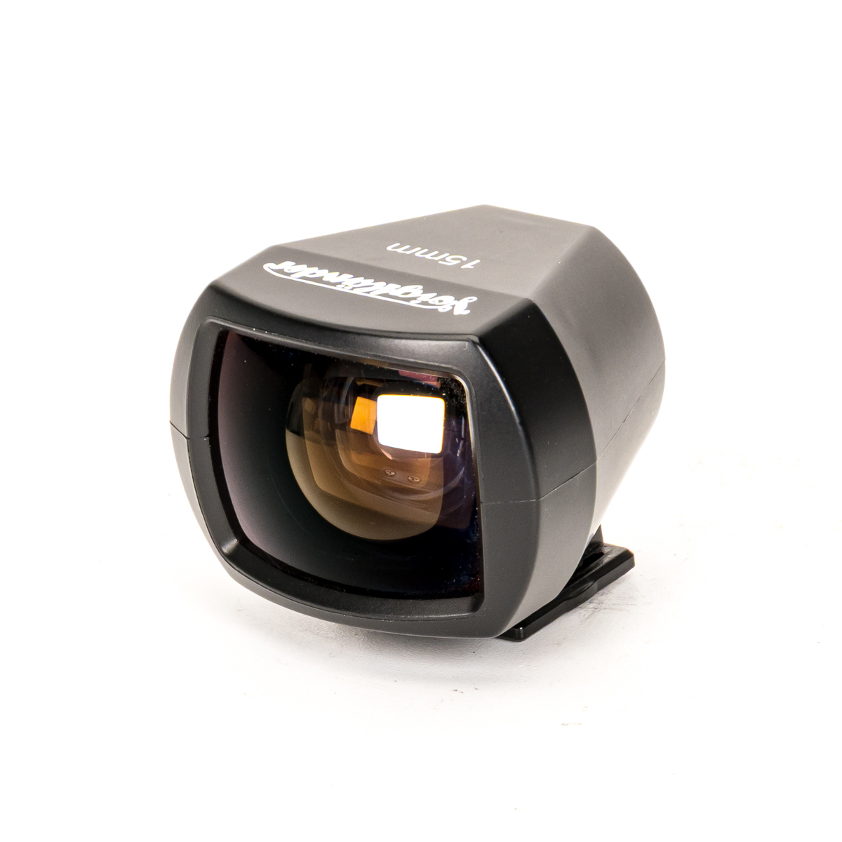 Voigtländer Sucher 15 mm Metall schwarz gebraucht